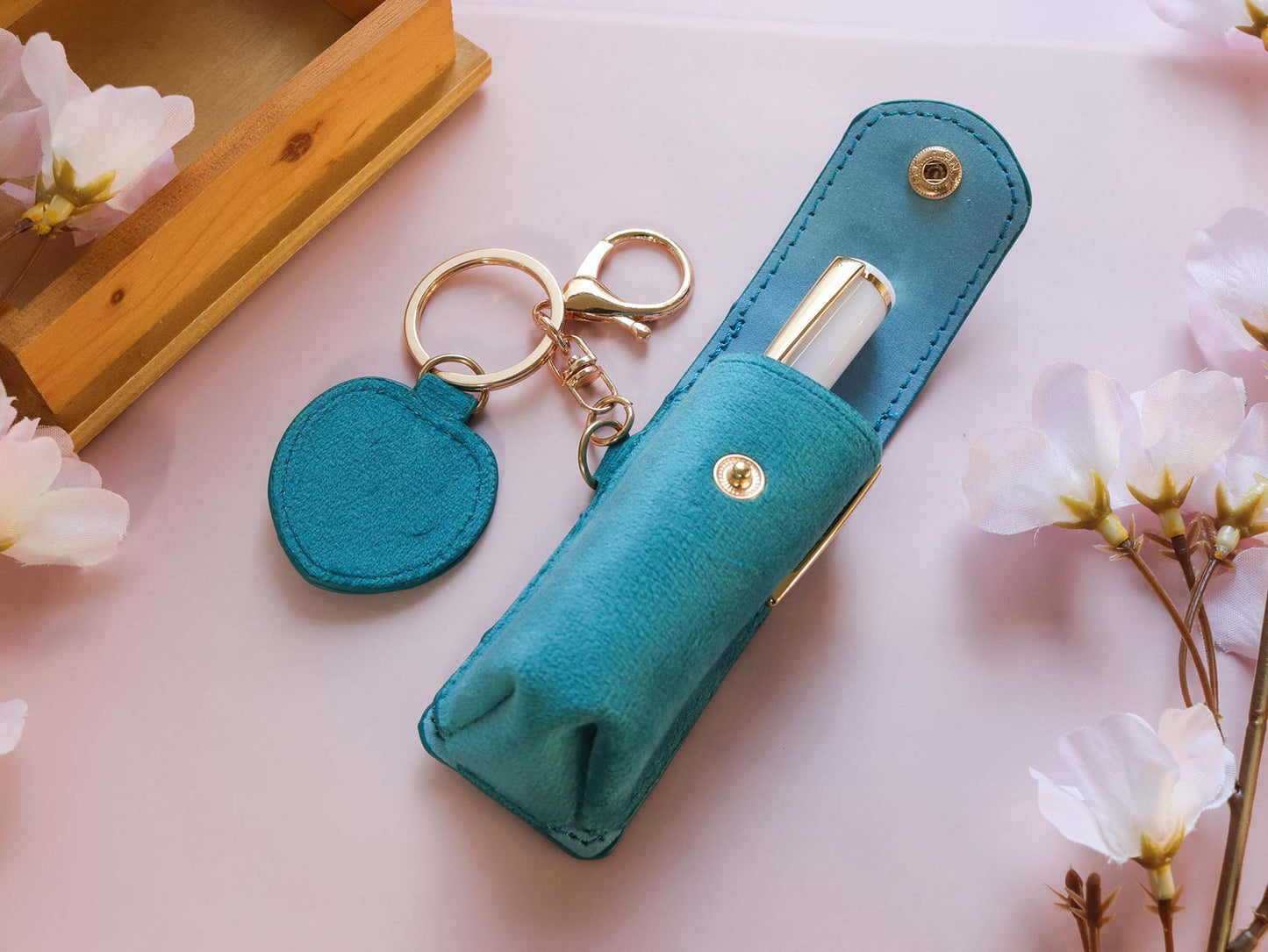 Petite Charm Case - Duck Blue