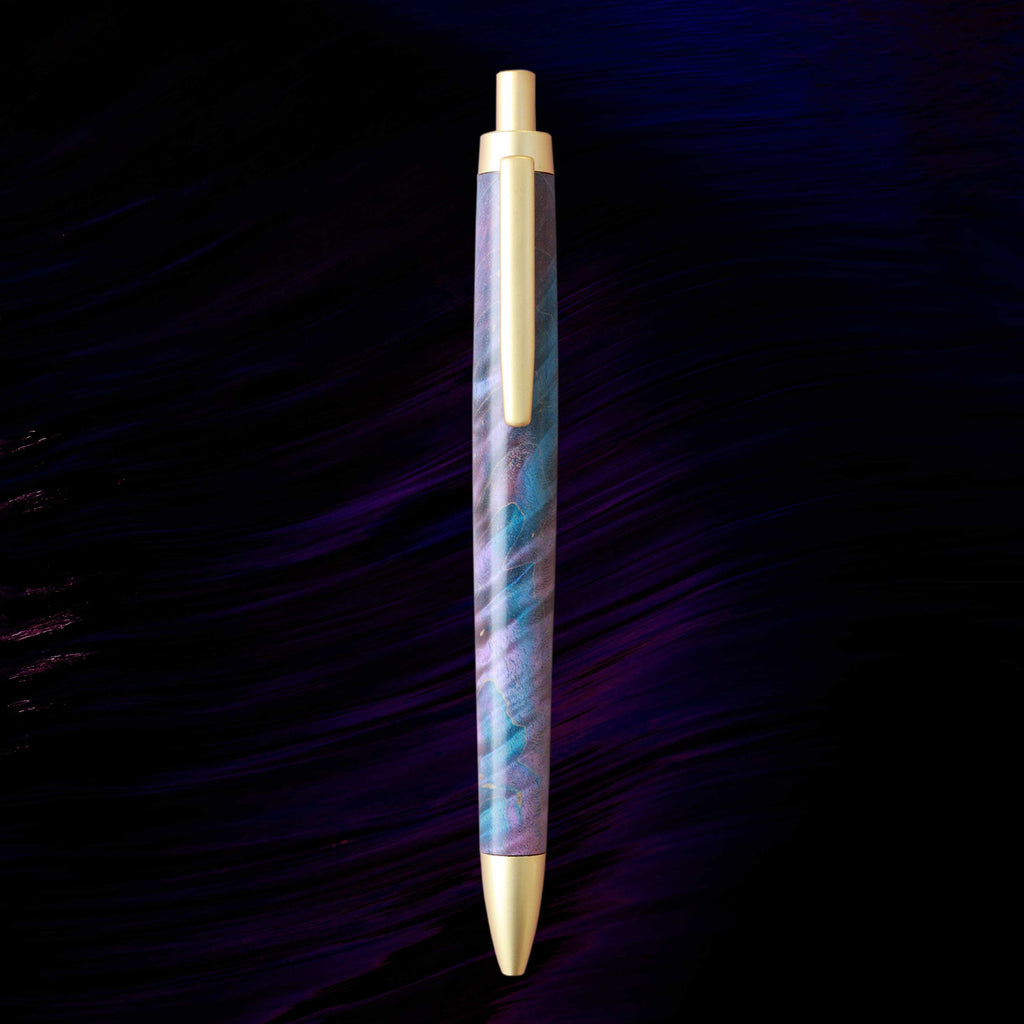 Stabilized Ballpoint Pen - Purple-Blue - Wancherpen International