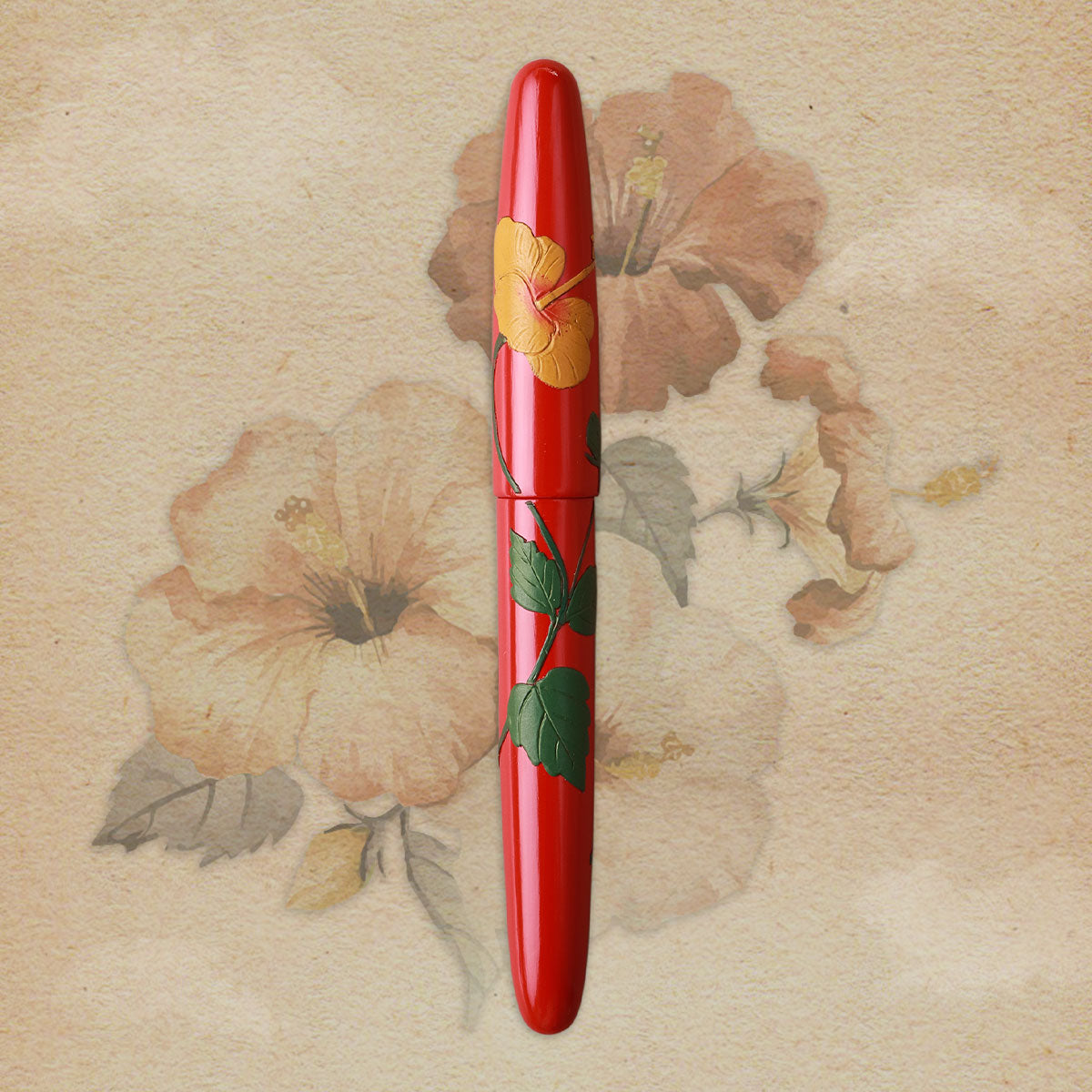 Dream Pen Tsuikin Hibiscus - Urushi Red - Wancherpen International