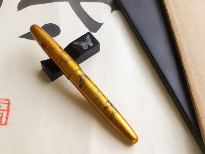 Rising-Sun-Tamesukashi-Dream Pen Wancher Fountain Pen Urushi