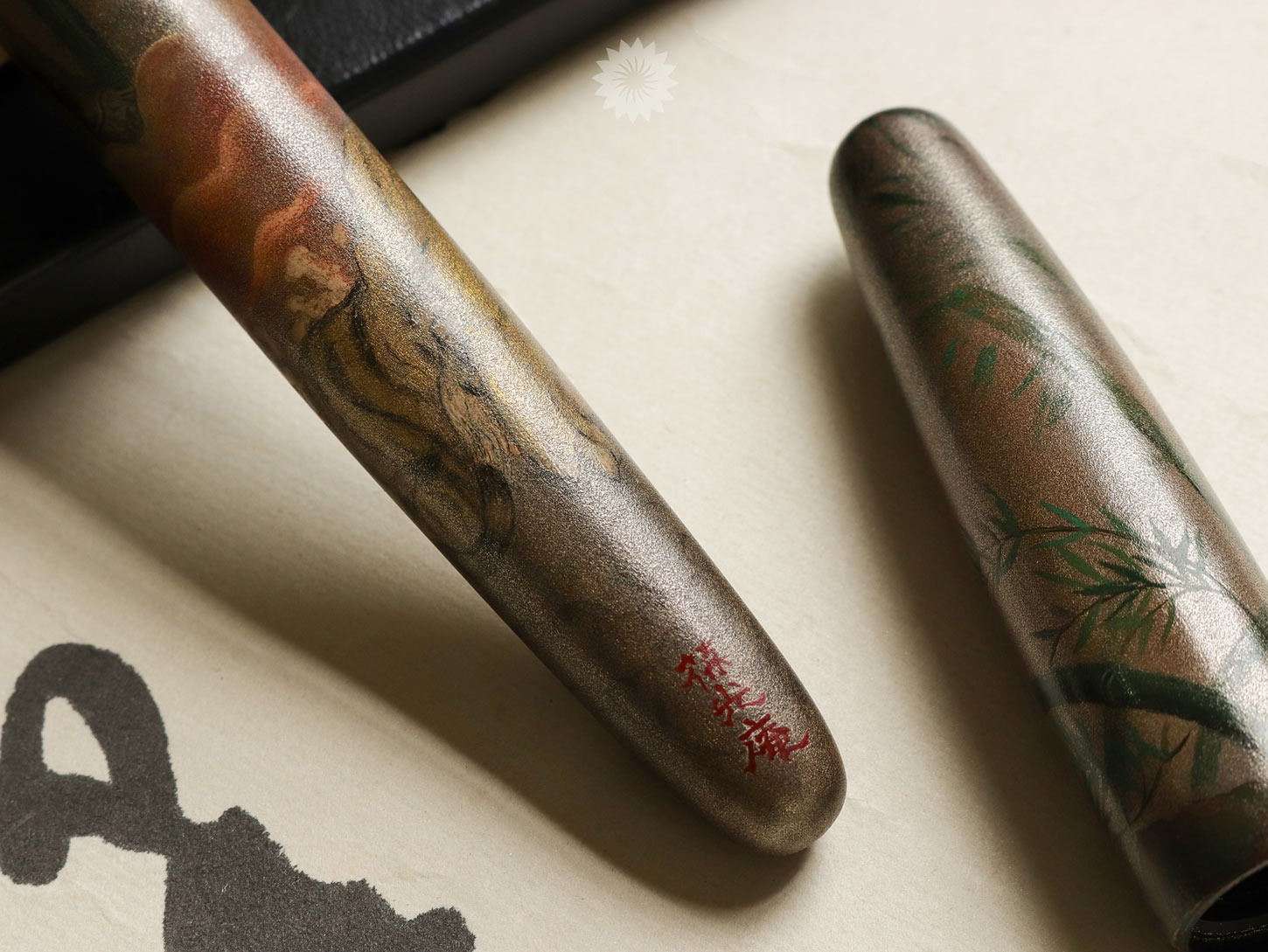 Wancher Dream Pen urushi-e Tiger Fountain Pen