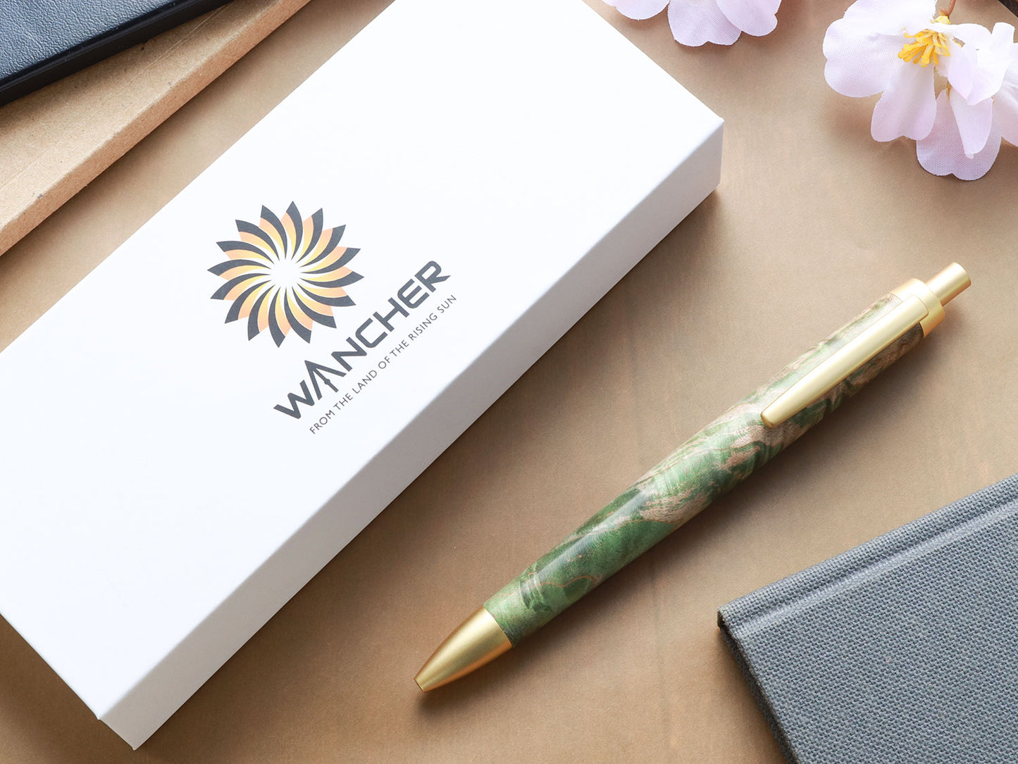 Stabilized Ballpoint Pen - Green - Wancherpen International