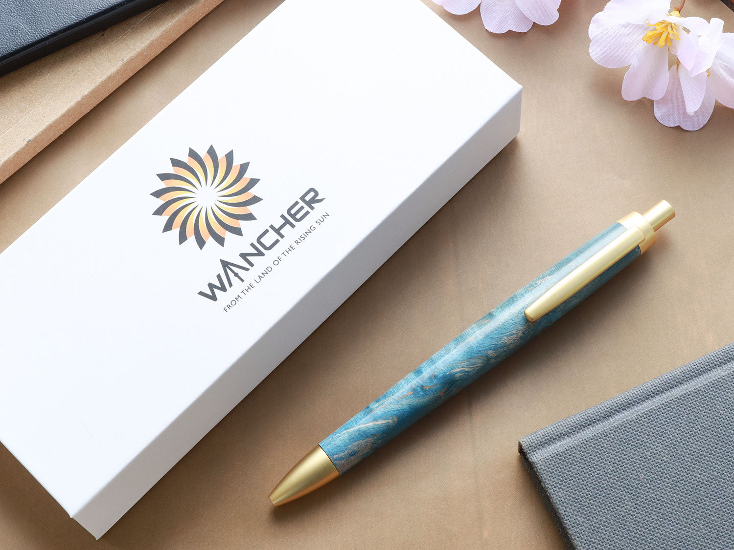 Stabilized Ballpoint Pen - Blue - Wancherpen International