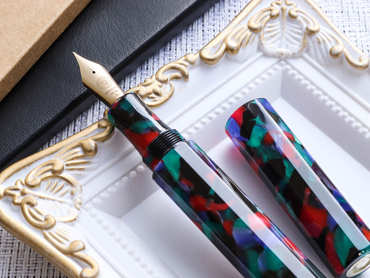 KALEIDO Fountain Pen - Black (Yomatsuri) - Wancherpen International