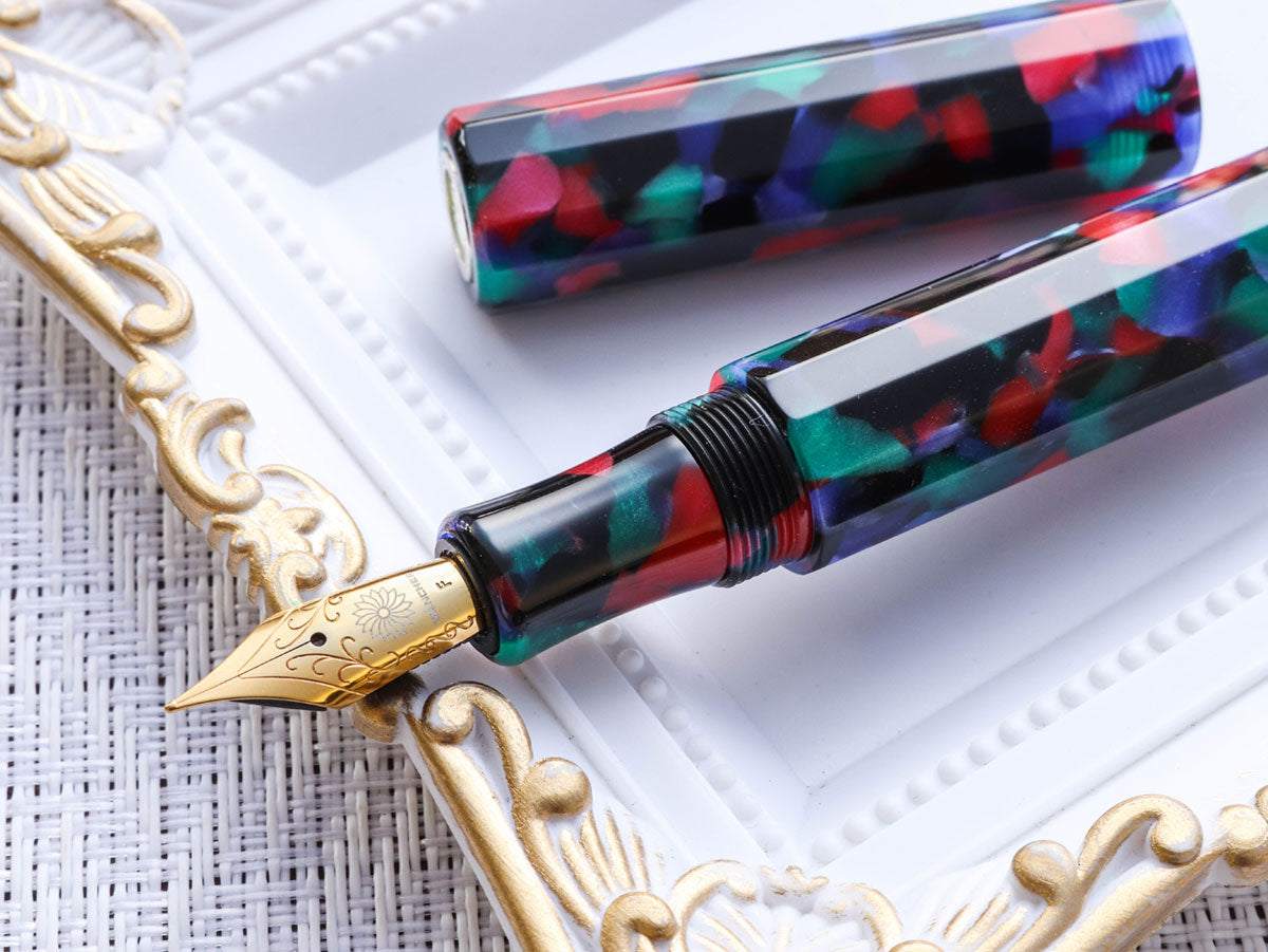 KALEIDO Fountain Pen - Black (Yomatsuri) - Wancherpen International