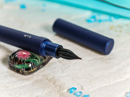 Shizuku Pen - Blue Moon Fountain Pen - Wancher Pen