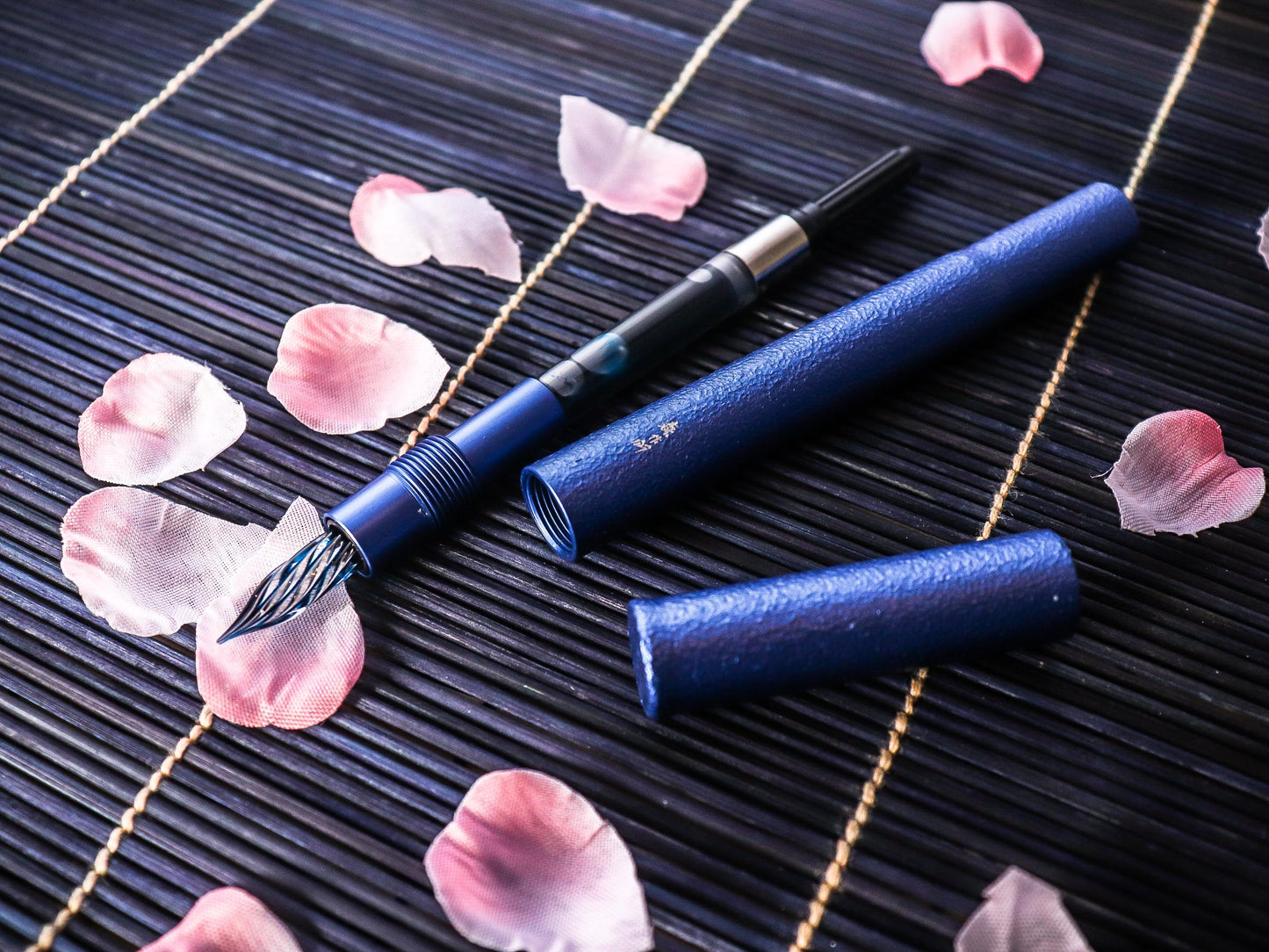 Shizuku Pen - Blue Moon Fountain Pen - Wancher Pen