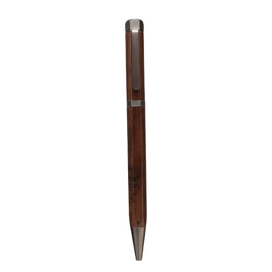 Meiboku Hexagonal Walnut Ballpoint Pen - Wancher Pen