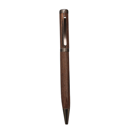 Meiboku Triangular Golden Sandalwood Ballpoint Pen - Wancher Pen