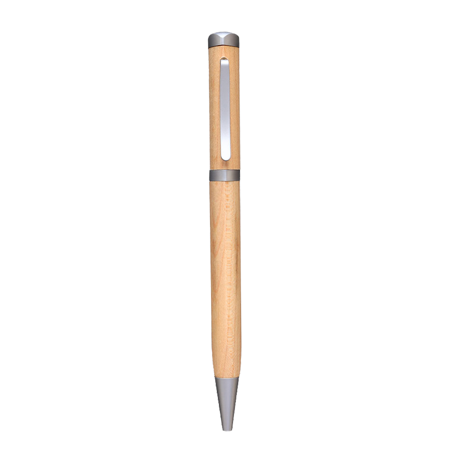 Meiboku Triangular Maple Ballpoint Pen - Wancher Pen