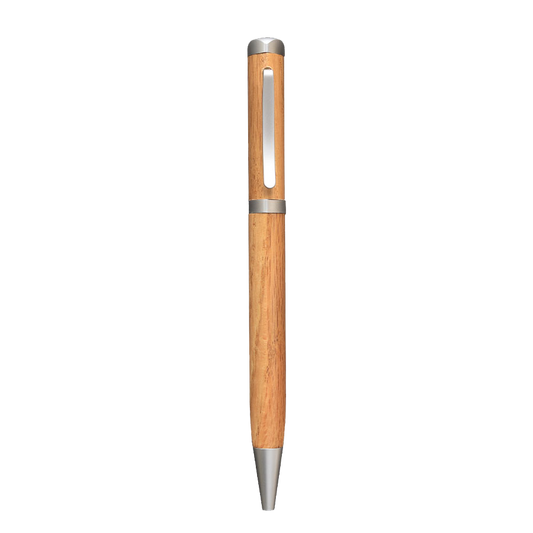 Meiboku Triangular Oak Ballpoint Pen - Wancher Pen