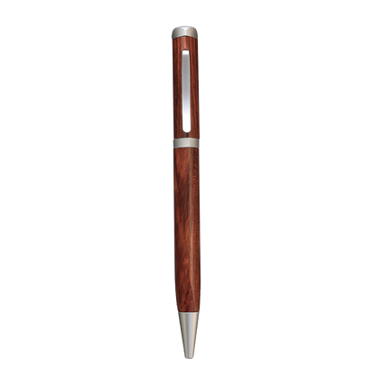 Meiboku Triangular Rosewood Ballpoint Pen - Wancher Pen