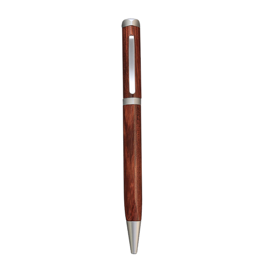 Meiboku Triangular Rosewood Ballpoint Pen - Wancher Pen