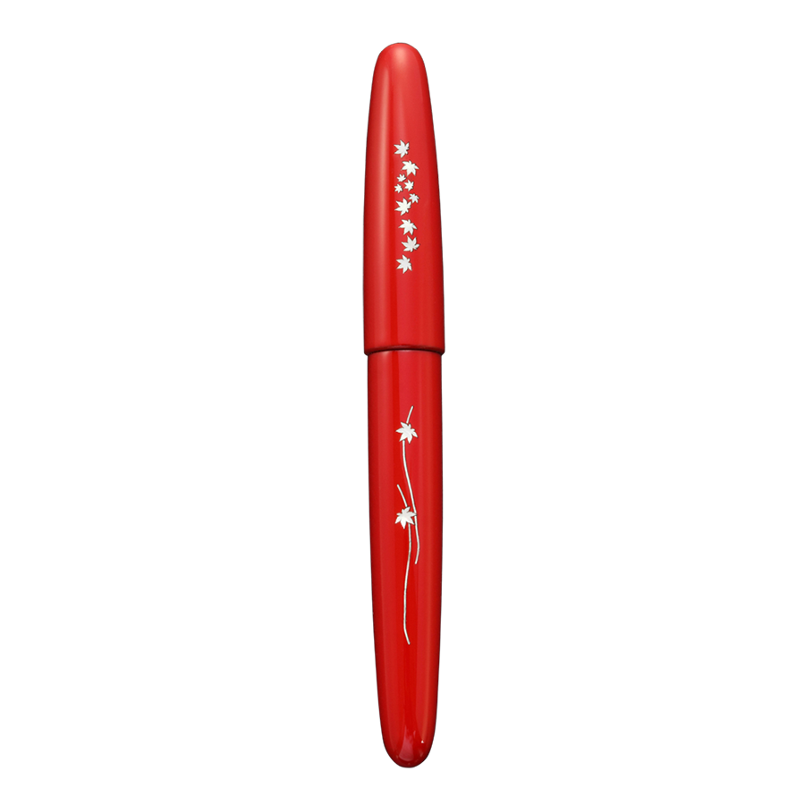 Zogan Momiji - Urushi Red Fountain Pen - Wancher Pen