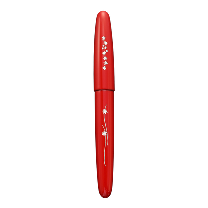 Zogan Momiji - Urushi Red Fountain Pen - Wancher Pen