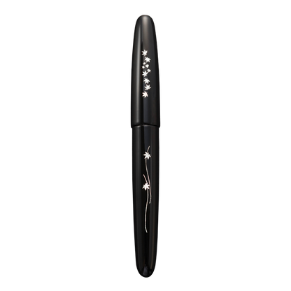 Zogan Momiji - Urushi Black Fountain Pen - Wancher Pen