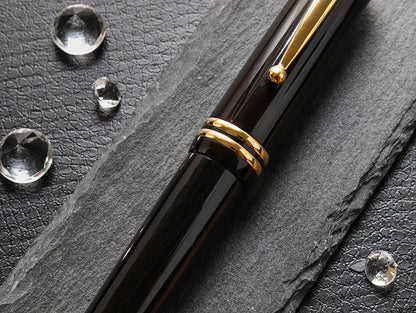 Seven Treasures - Bakelite Black Fountain Pen - Wancher Pen