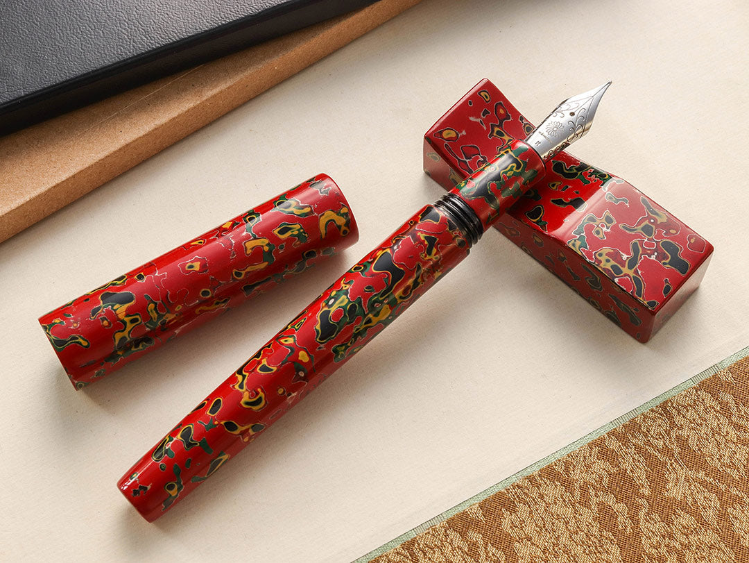 Tsugaru Urushi Pen Pillow - Aka-age - Wancherpen International