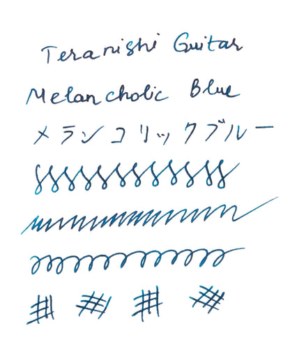 Teranishi Guitar - Taisho Roman ink - Melancholic Blue - Wancherpen International