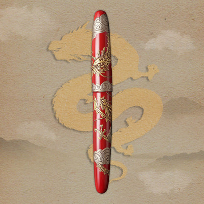 Tsuikin - Twin Dragons - Red Urushi - Wancherpen International