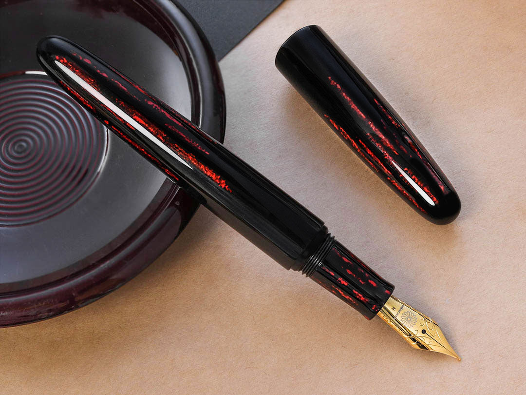 Taiyo - Red Fountain Pen - Wancher Pen