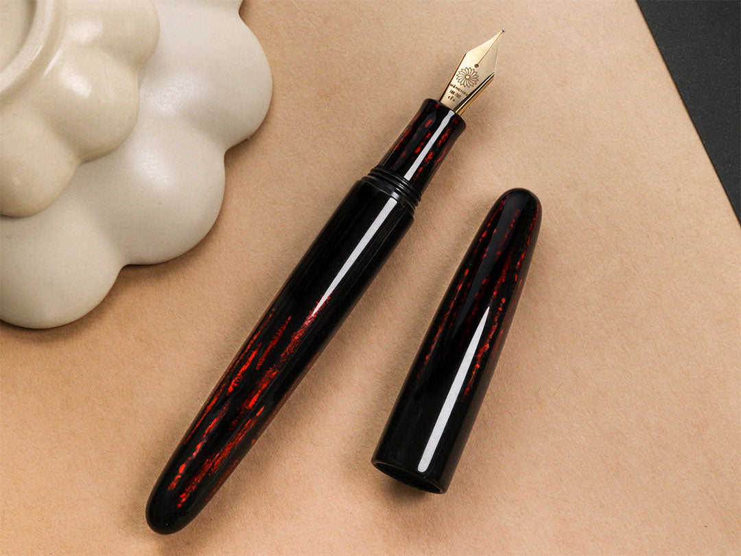 Taiyo - Red Fountain Pen - Wancher Pen