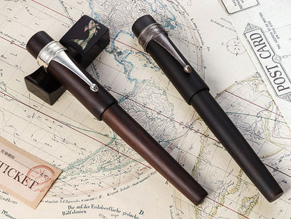 World Tree - Ebony Fountain Pen - Wancher Pen