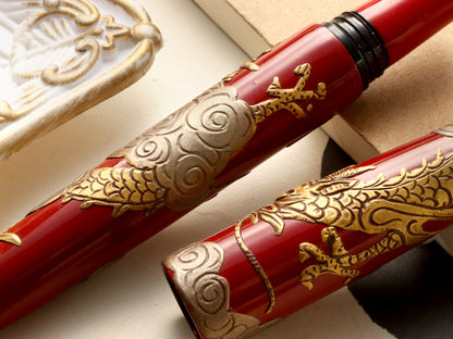 Tsuikin - Twin Dragons - Red Urushi - Wancherpen International