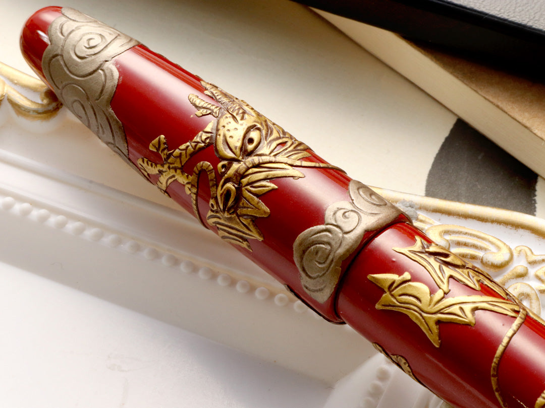 Tsuikin - Twin Dragons - Red Urushi - Wancherpen International