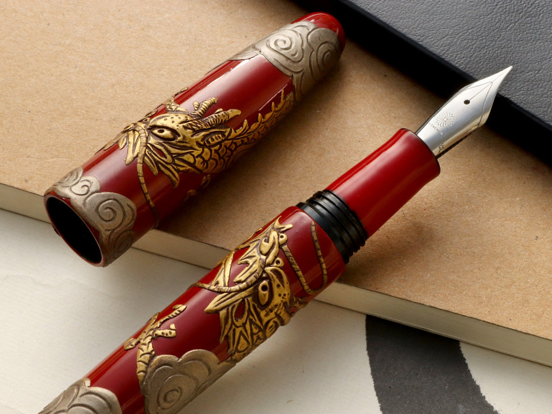 Tsuikin - Twin Dragons - Red Urushi - Wancherpen International