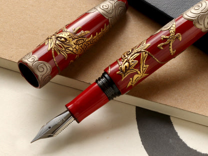 Tsuikin - Twin Dragons - Red Urushi - Wancherpen International