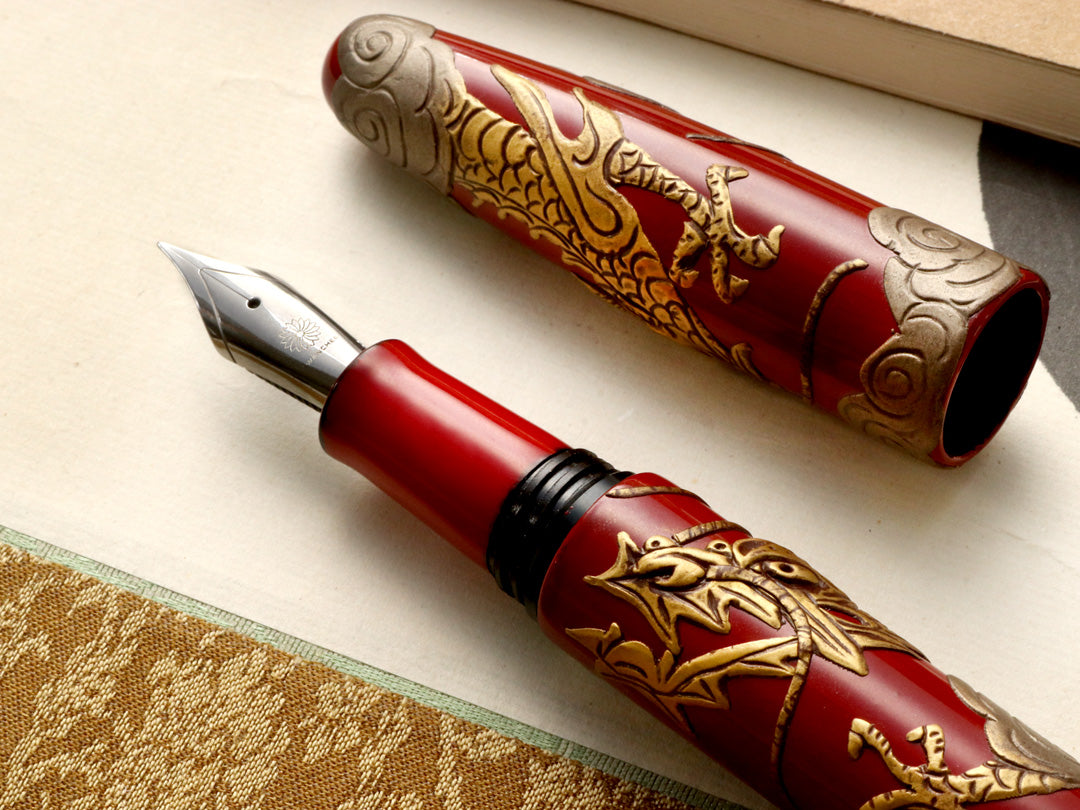 Tsuikin - Twin Dragons - Red Urushi - Wancherpen International