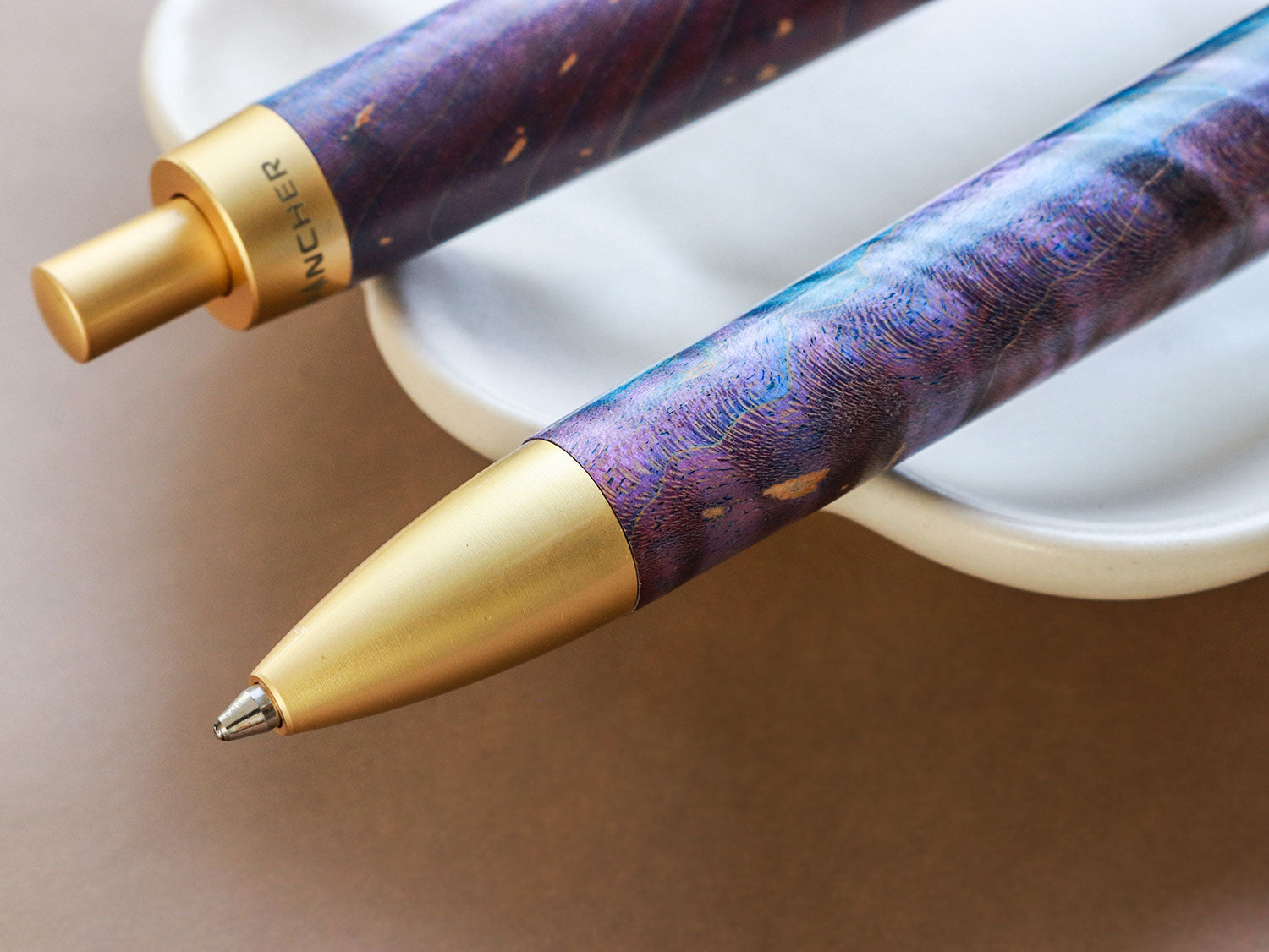 Stabilized Ballpoint Pen - Purple-Blue - Wancherpen International