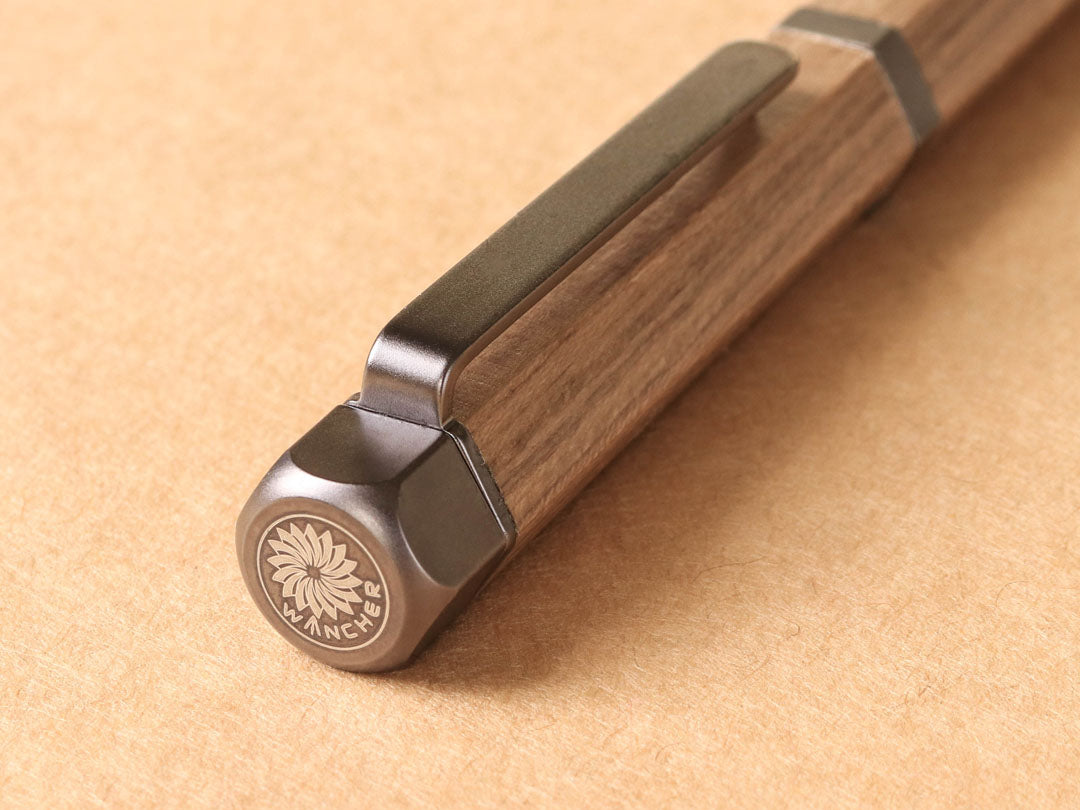 Meiboku Hexagonal Sandalwood Ballpoint Pen - Wancher Pen